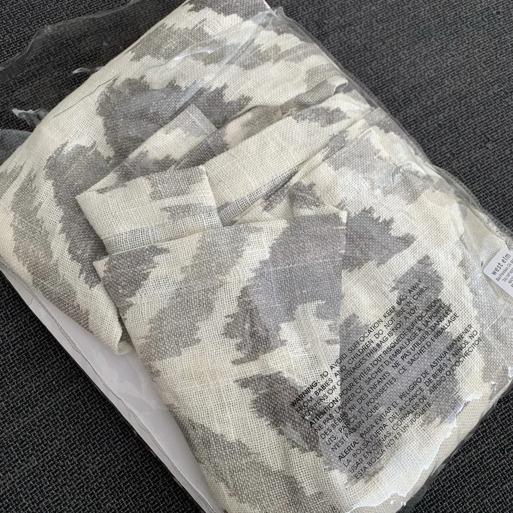 West Elm Linen‎ Blend Curtain Panel